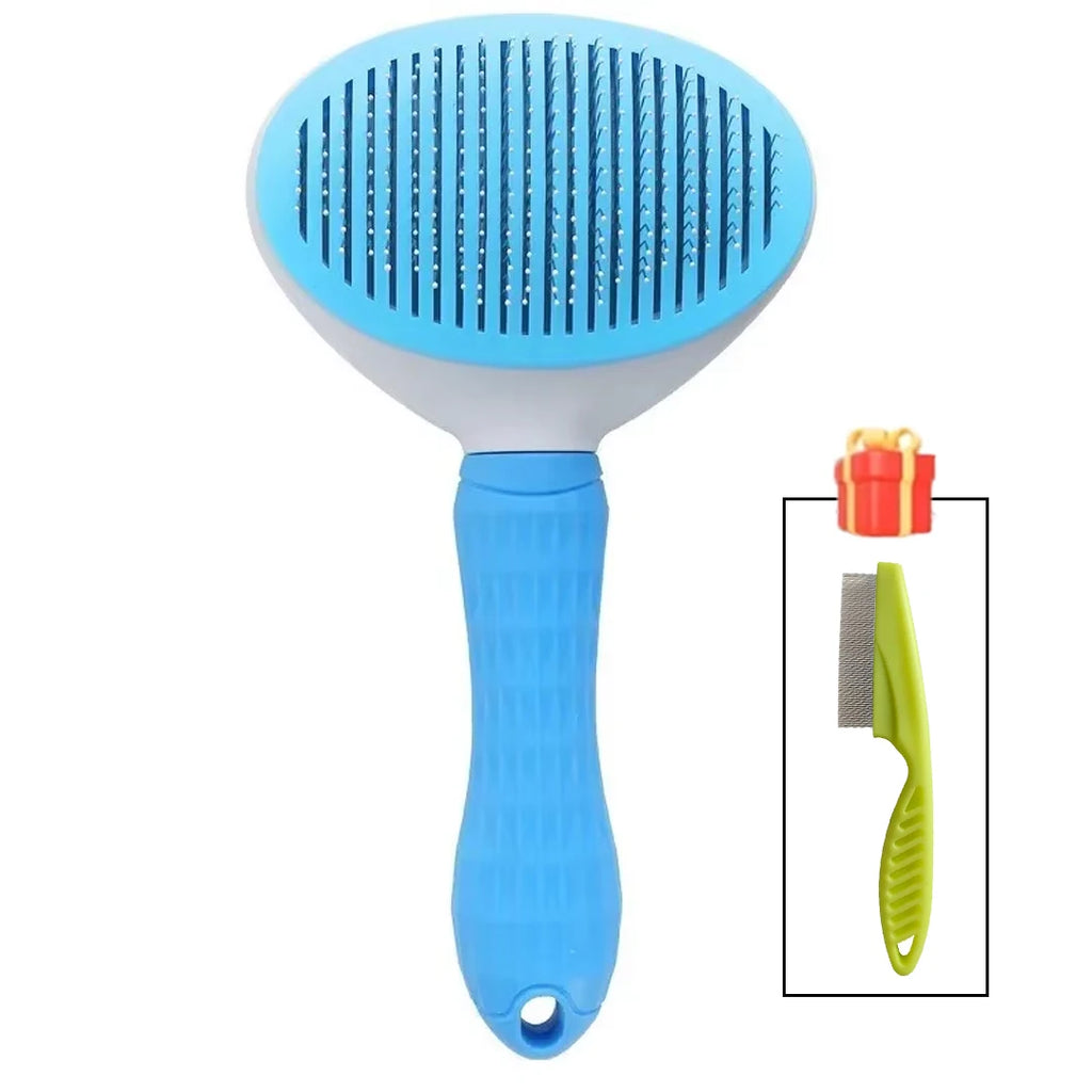 FurErase™ One-Click Self-Cleaning Grooming Brush