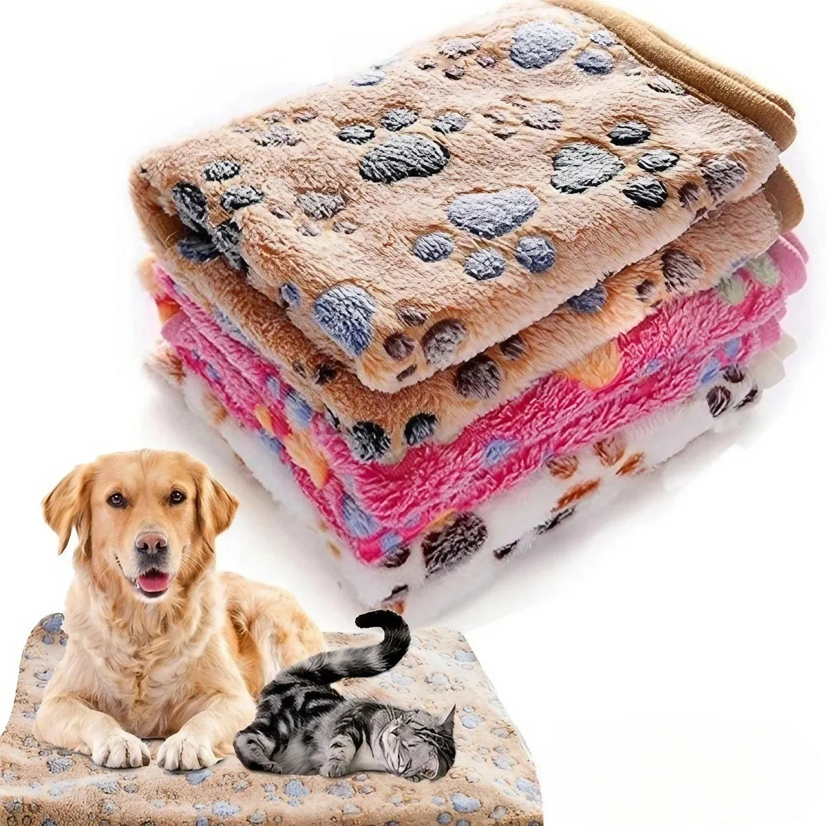 CozyFluff™ Ultra-Soft Thermal Pet Blanket