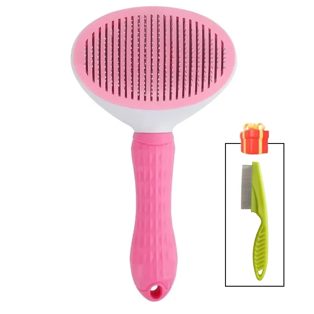 FurErase™ One-Click Self-Cleaning Grooming Brush
